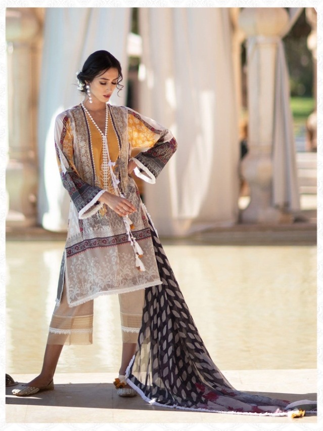 Kilruba Presents Sobia Nazir Embroidery Collection Of Lawn Cotton Pakistani Suits