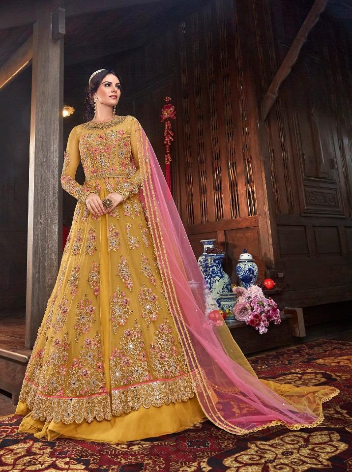 Violet Presents 6103 Colours Collection Of Butterfly Net Lehenga Suit