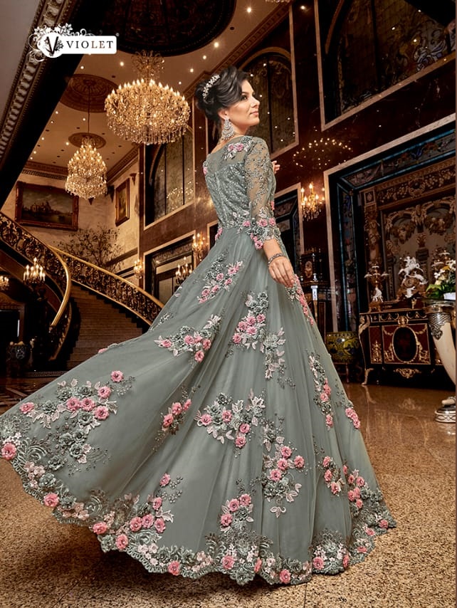 Violet Presents Swagat 6302 Collection Of Hit Design Heavy Look Embroidered Salwar Suit