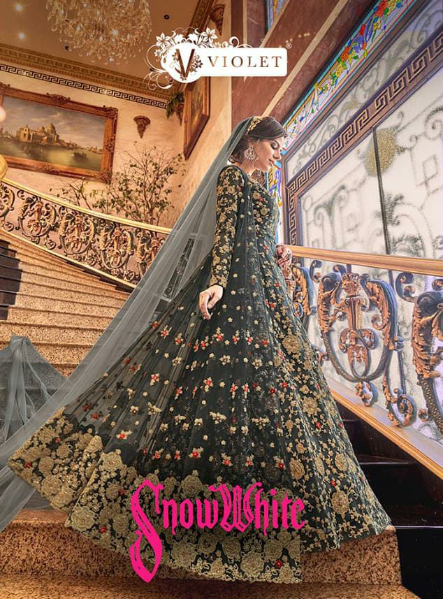 Violet Presents Swagat 6307 Collection Of Rich Look Heavy Embroidered Salwar Suit