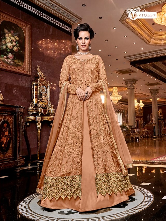 Violet Presents Swagat 6308 Heavy Look Embroidered Salwar Suit