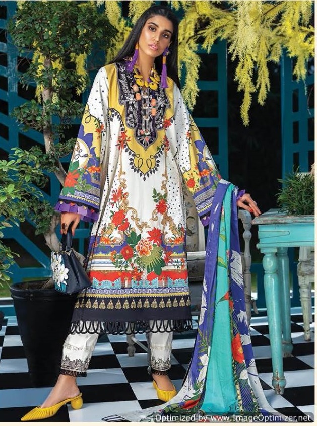 Cyra Presents Alizah 5 Collection Of Jam Cotton Digital Print With Patch Work Pakistani Suits