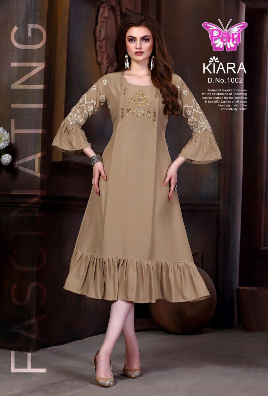 Wooglee Rangroop Designer Nyra Cut Kurti Collection