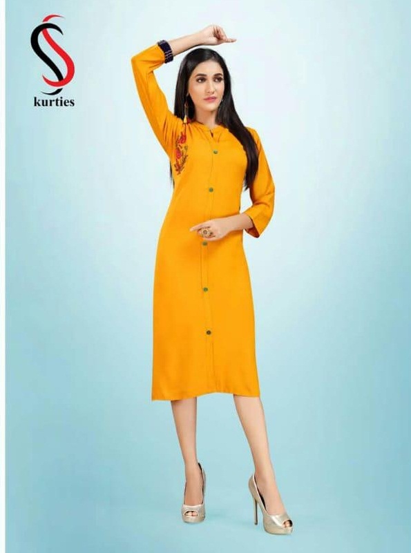 Ss  Presents Purvi  Vol 3  Daily Wear Kurtis Collection