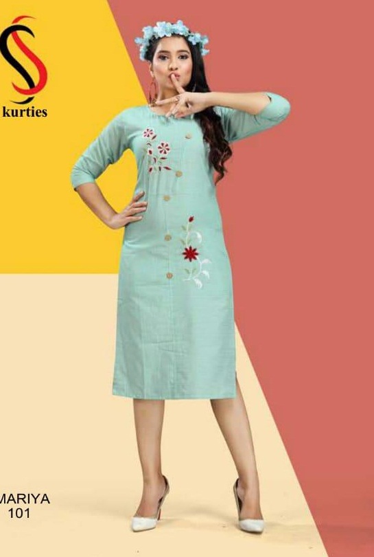 Ss Presents Mariya Designer Kurti Collection