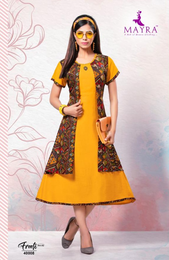 Mayra Presents Frooty Vol 2 Casual Wear Kurti Collection