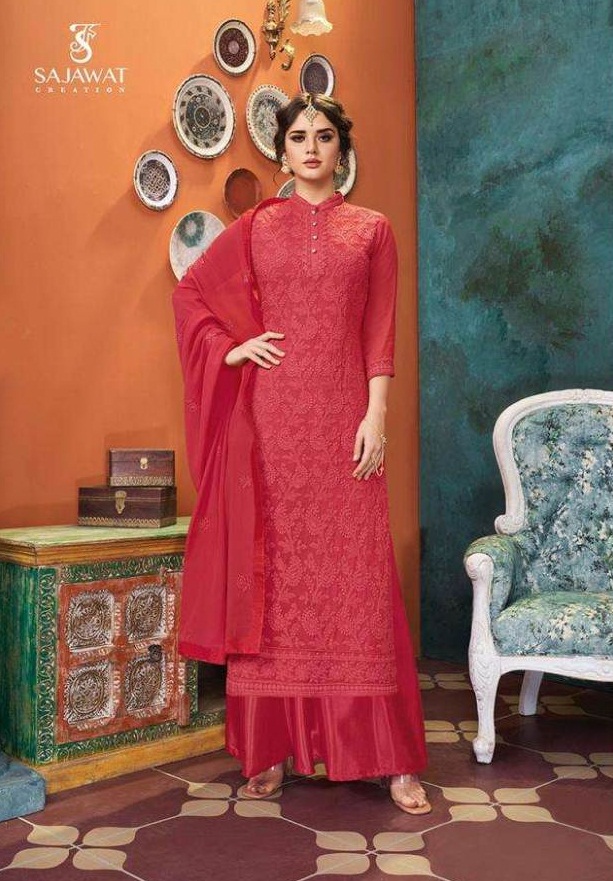 Sajawat Presents  Lakhnavi Vol 4 Ready Made Collection