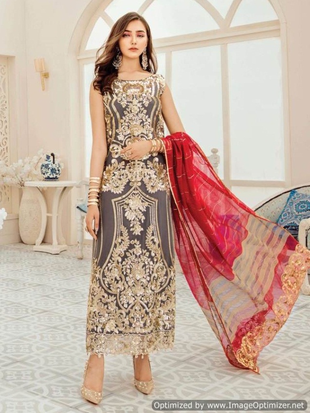 Charizma Presents Imrozia Exclusive Heavy Faux Georgette Pakistani Suits