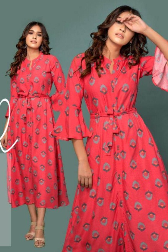 Psyna  Presents Pearl Vol 6 Gown Style Kurti Collection