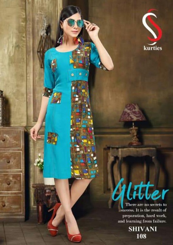 Ss Presents  Shivani  Printed Kurti Collection