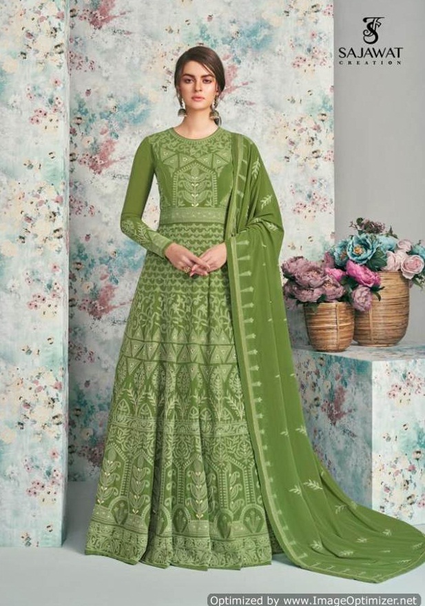 Sajawat Presents  Lakhnavi Vol  5 Ready Made Collection