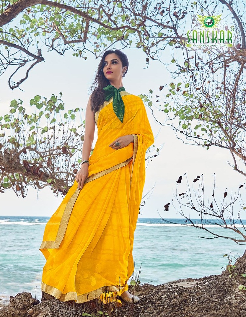 Sanskar Presents  Jhanok Casual Wear Saree Collection