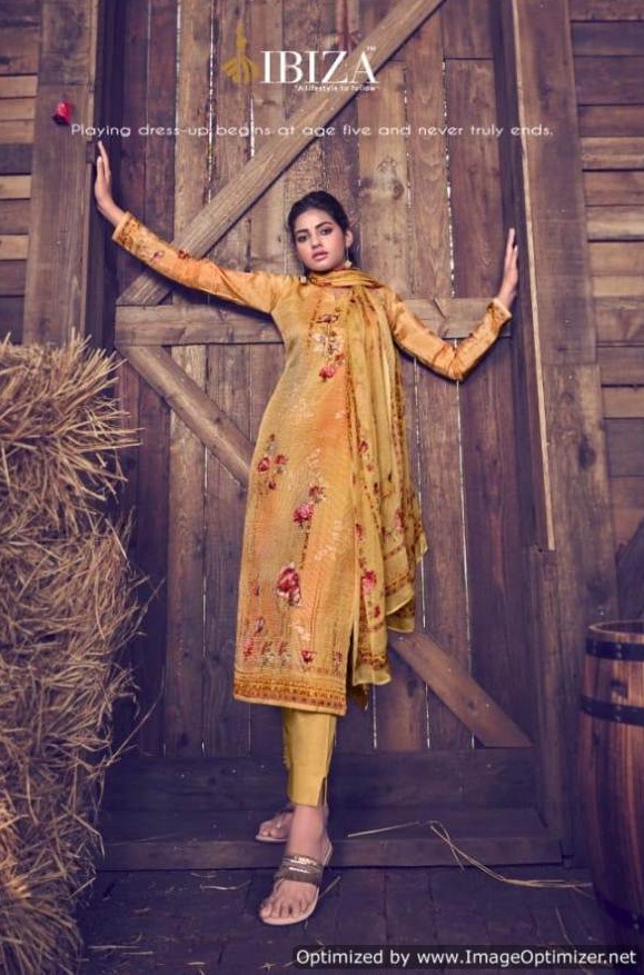 Ibiza  Presents Gloriya Designer Dress Material