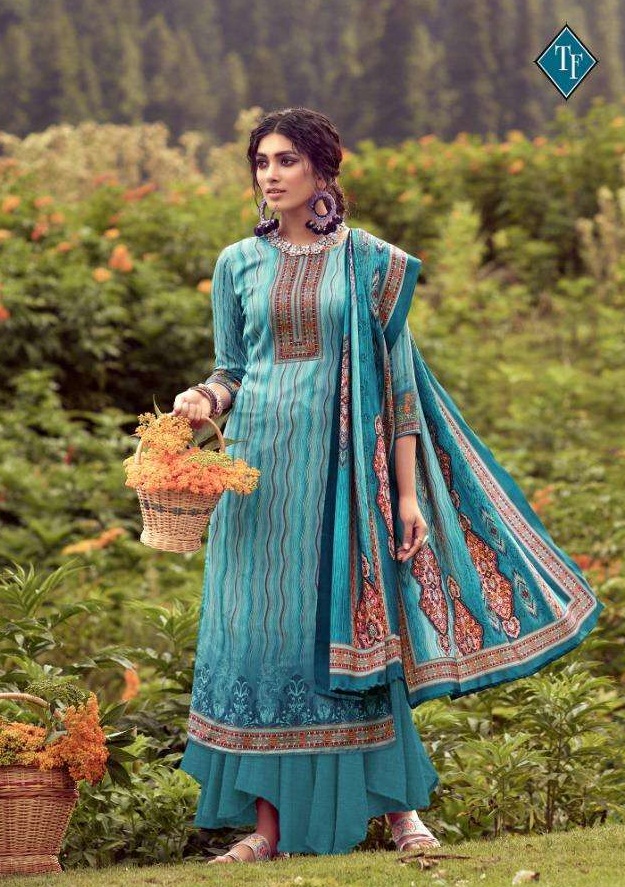 Tanishk Presents  Uzma Printed  Dress Material Collection