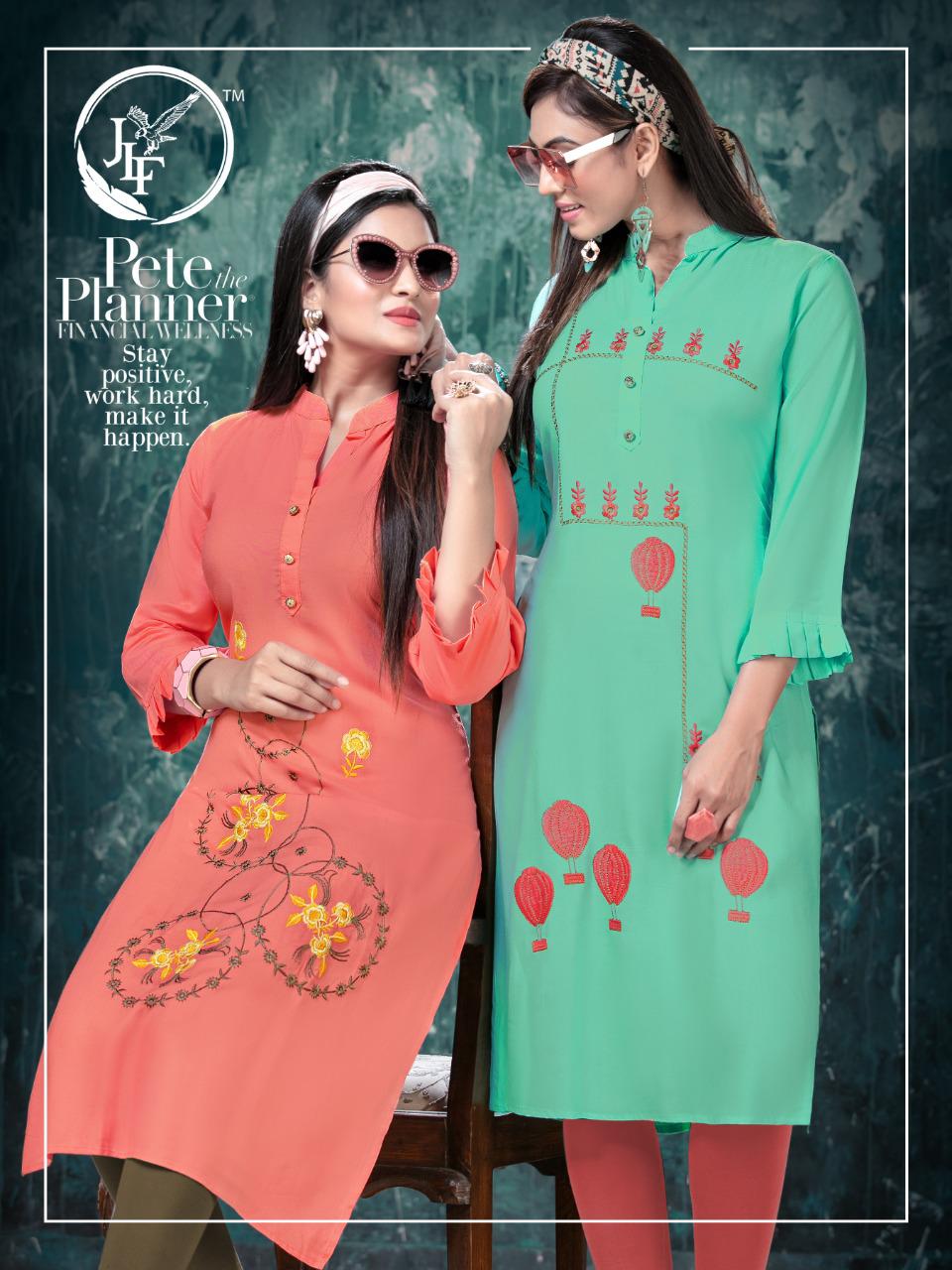 Jlf Presents  Mayuri Casual Wear Kurti Collection