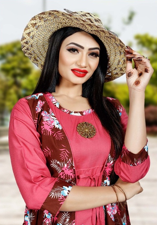 Meera Long Anarkali Style Kurtis Catalogue