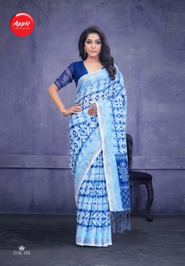 Apple Presents  Indigo Casual Wear Sarees Collection
