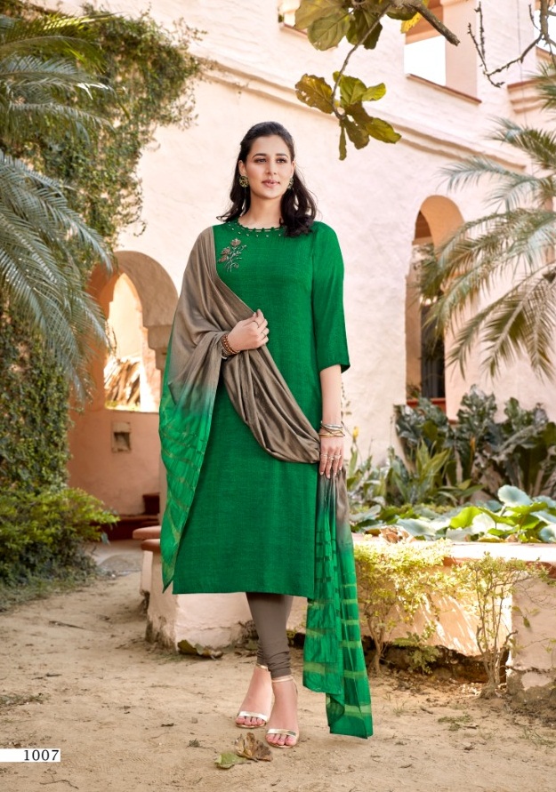 S More  Presents Kittu  Party Wear Kurti  With Dupatta