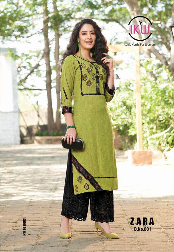 Ikw Presents Zara  Vol 2  Casual Wear Kurti Collection