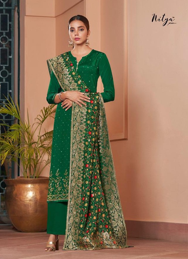 Lt Nitya 163 Designer Heavy Salwar Suits Collection