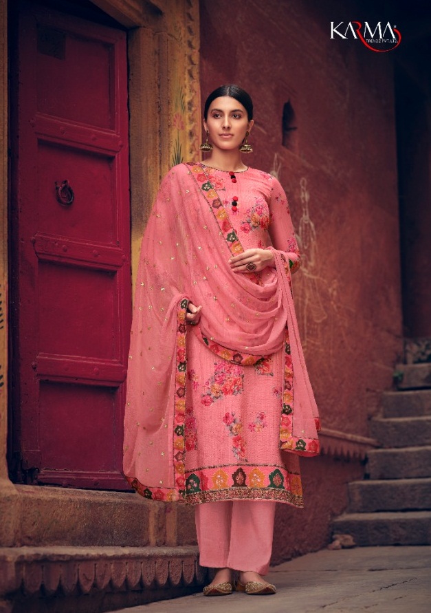 Karma Lamhaa 972 Series Printed Salwar Suit Collection