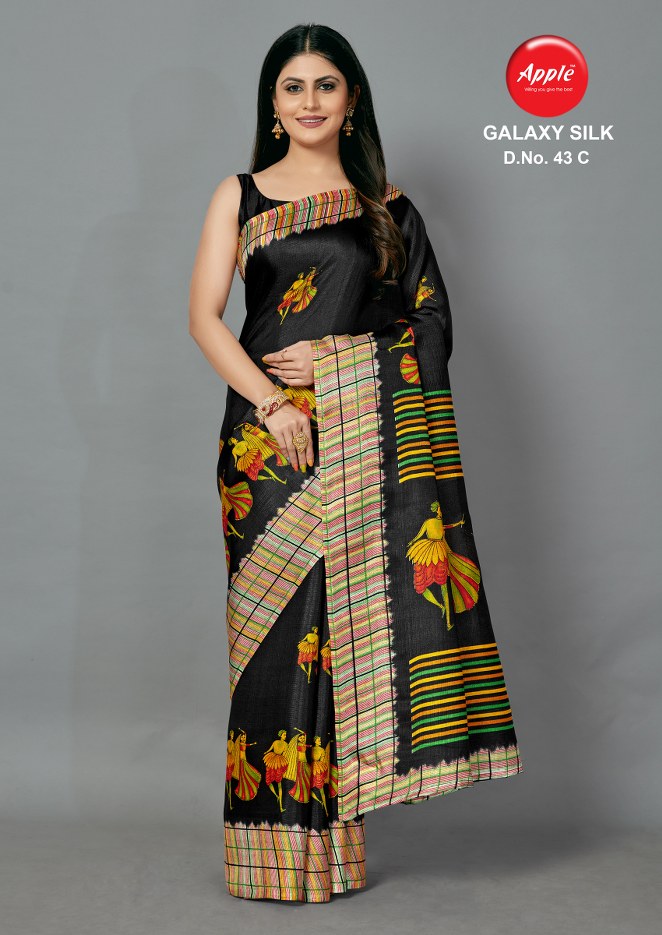 Apple Presents Galaxy Silk  Vol 43 Casual Wears  Sarees Collection