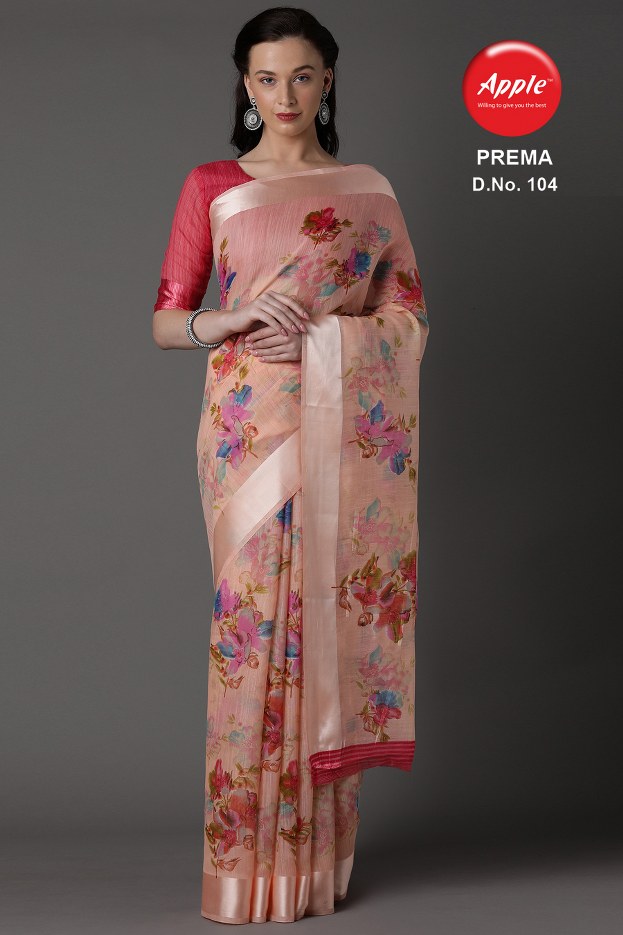 Apple  Presents  Prema Casual Wear  Sarees  Collection