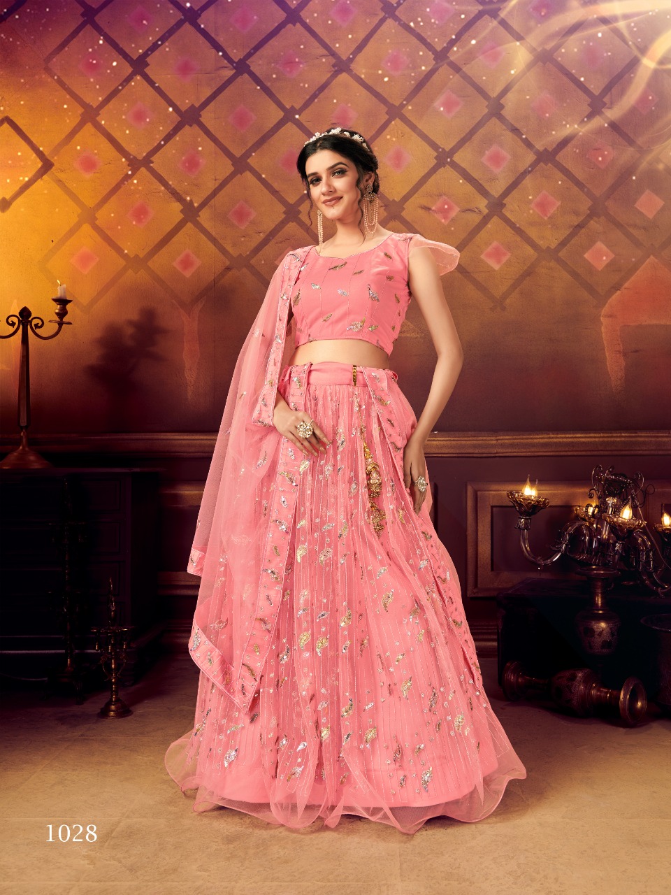 Semi-Stitched Georgette Lehenga choli at Rs 649 in Surat | ID: 20621720088