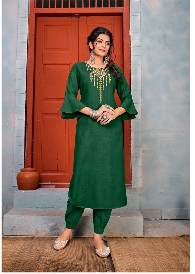 Vardan Presents  Jhumka Vol 1  Kurti With Bottom Collection