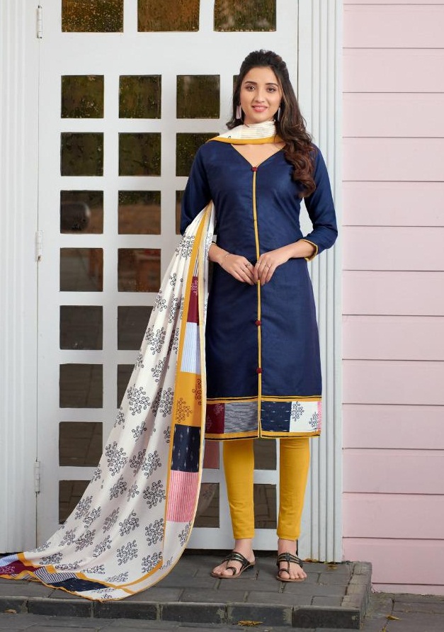 Avc Presents  Kalakari Print Casual Wear Dress Materials