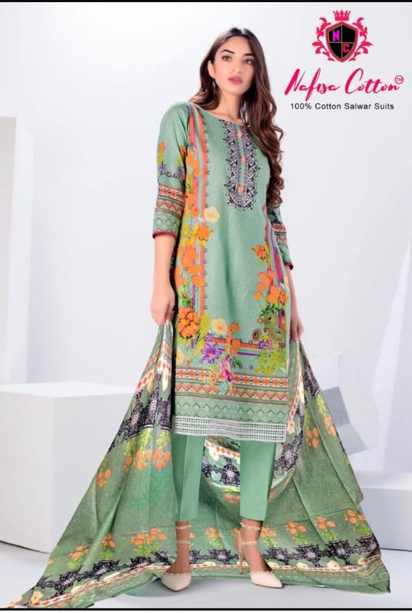 Nafisa  Sahil Vol 5  Karachi  Cotton Dress Materials