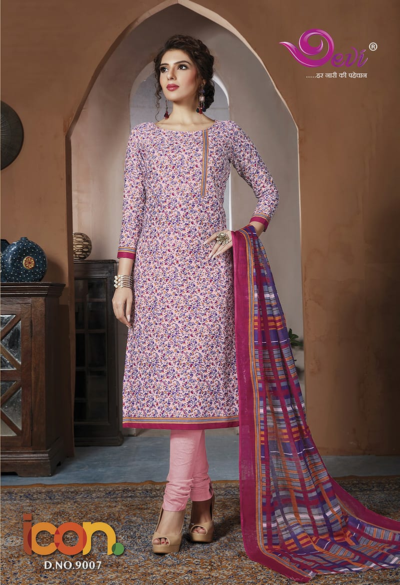 Devi Presents  Icon Vol 9 Casual Wear Dress Materials