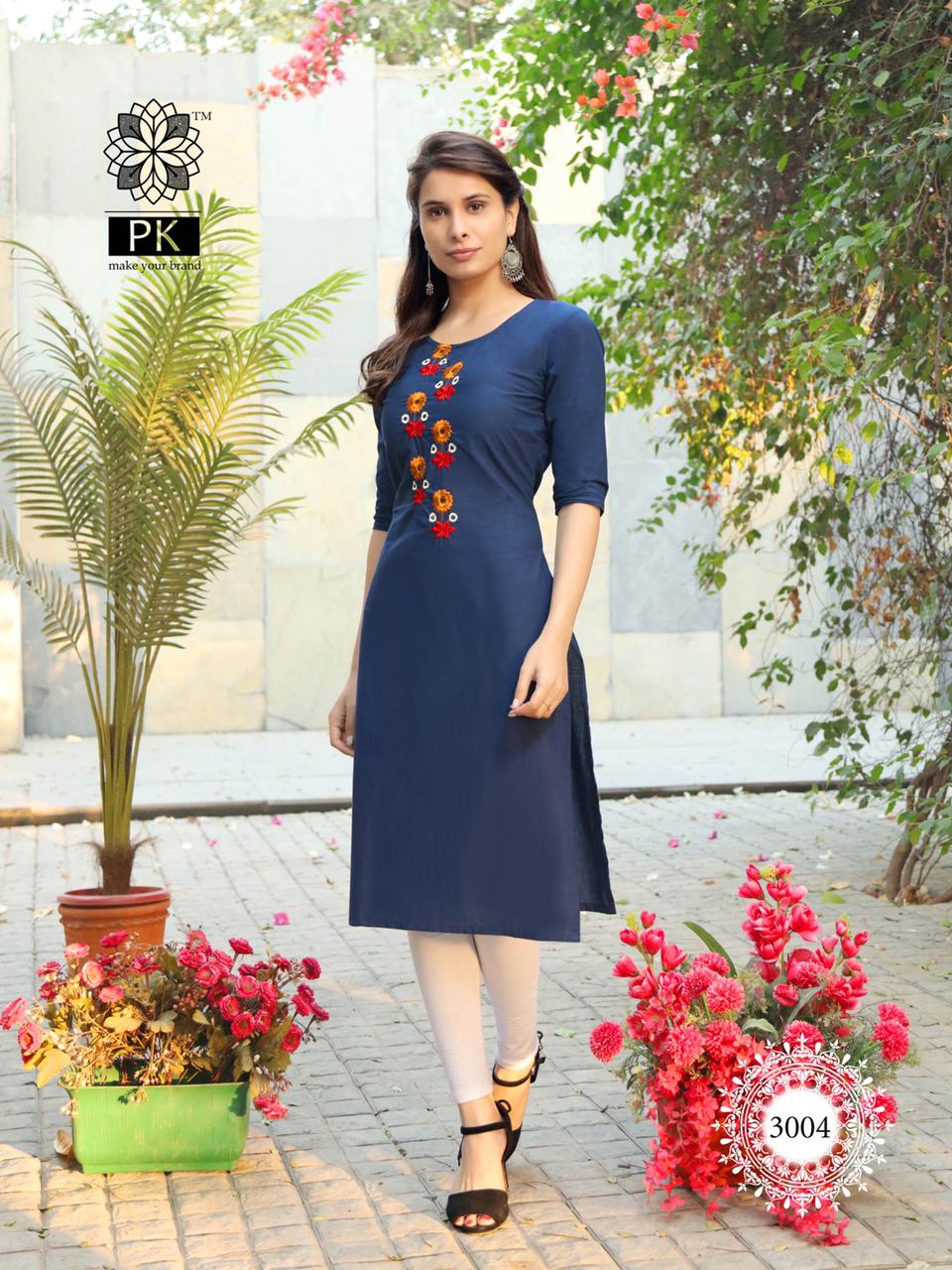 Pk Presents Fashion Rainbow Vol 3  Casual Wear   Kurti Collection