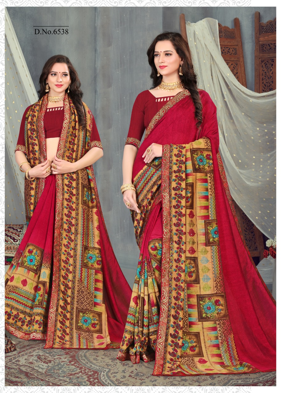 Sitka Presents Khushboo Vol 6  Printed Sarees Collection