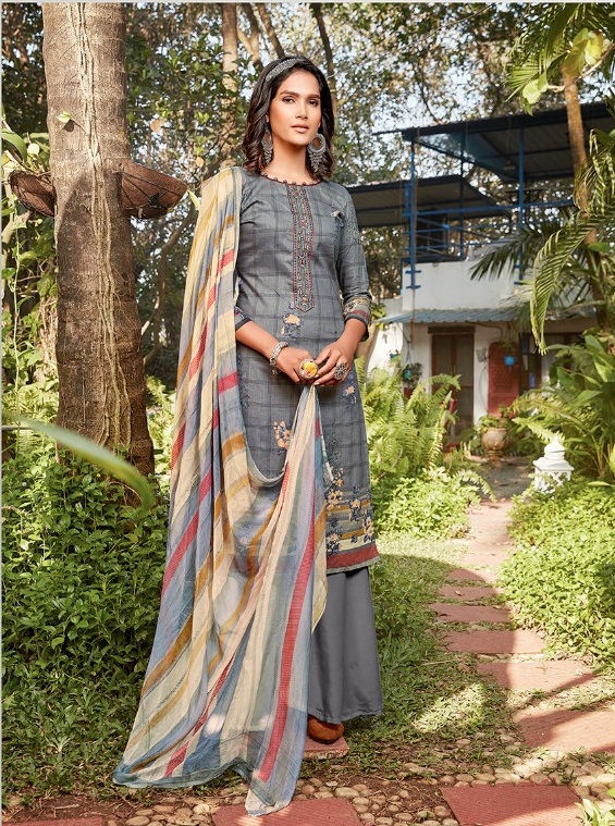 Kesariya  Presents Raazi Casual Wear Dress Material Collection