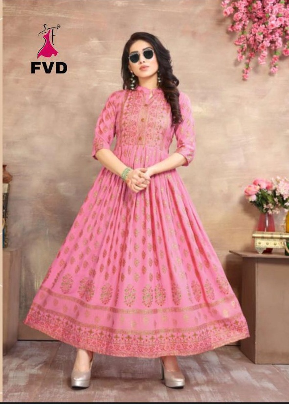 Fvd Presents Goldan City Vol 1 Anarkali  Kurti Collection