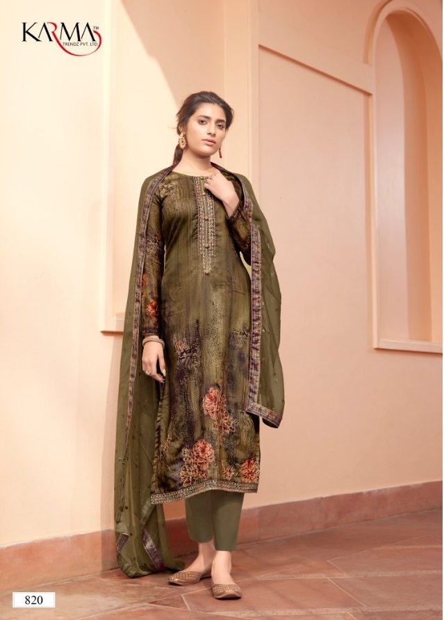 Karma Presents Lamhaa Vol 2 Designer Dress Material