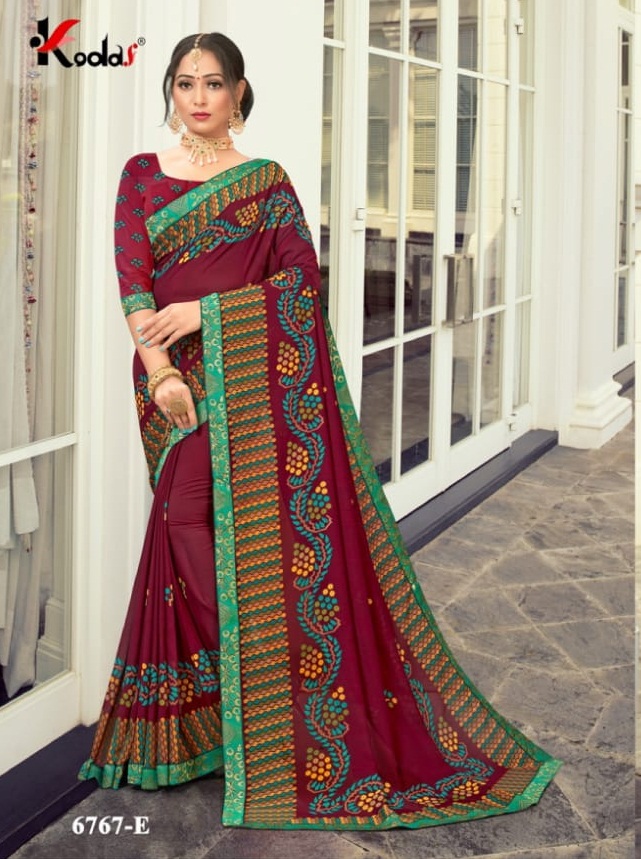 Kodas Presents Aradhna Vol 27 Regular Wear Sarees Collection