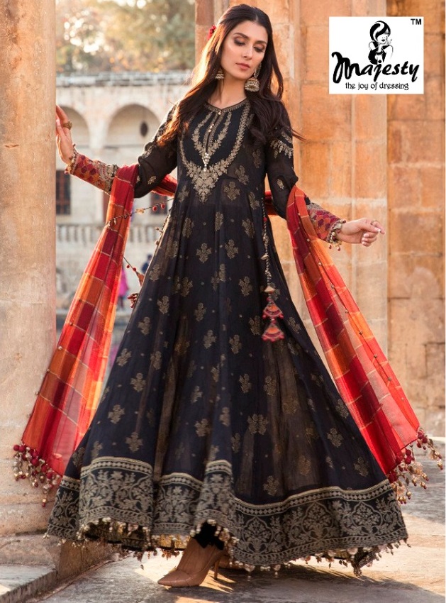 Majesty Maria B Lawn Vol7 Pakistani Salwar Suits Collection