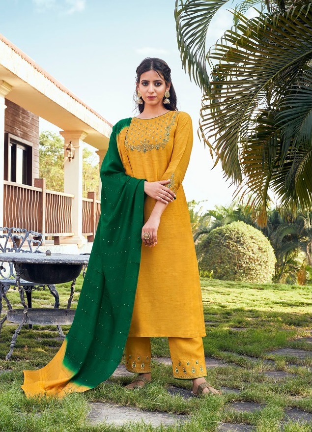 Lt Nitya Presents Maaisa Designer Dress Material