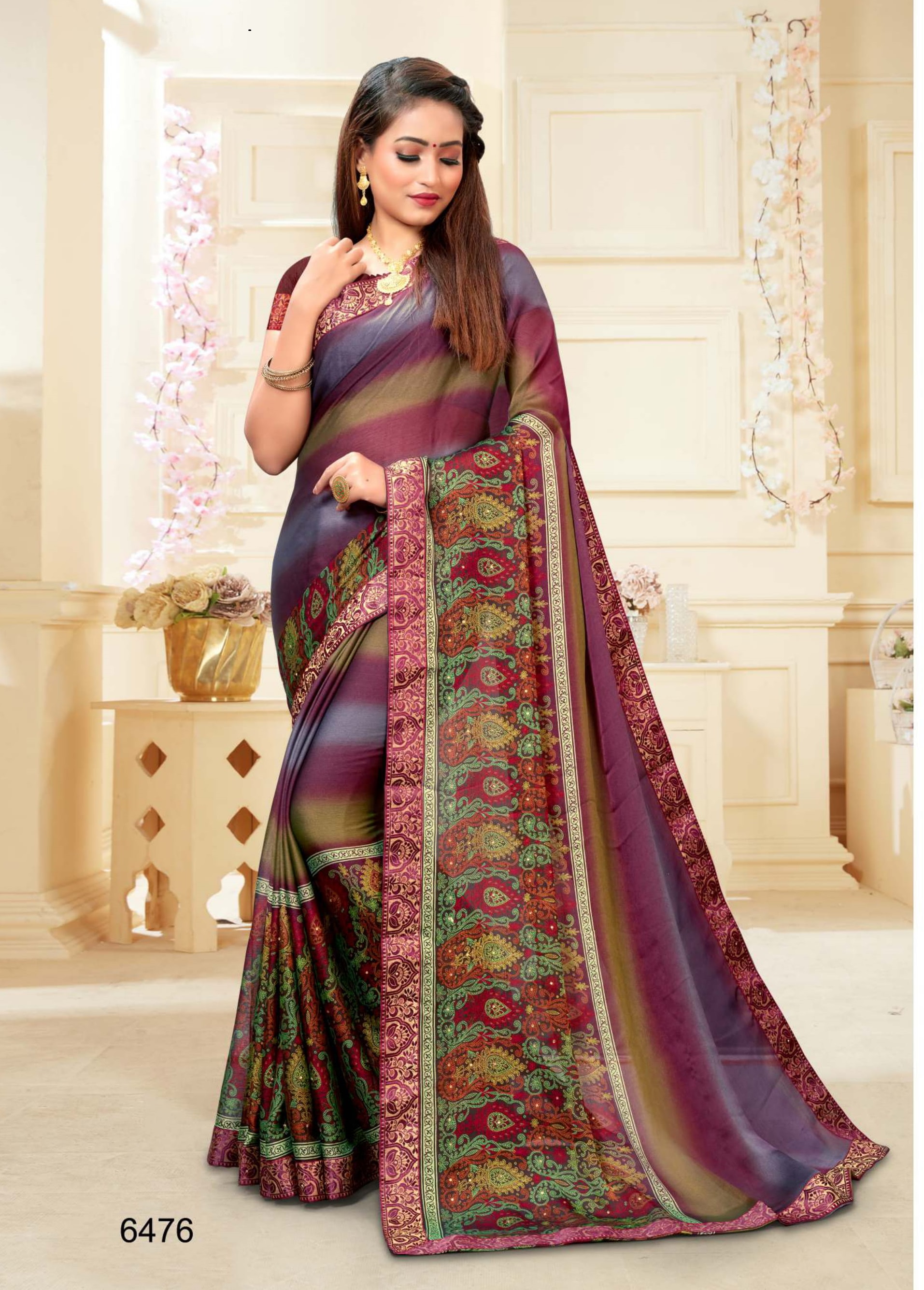 Kodas Presesnts Unnati Regular Wear Printed Sarees Collection