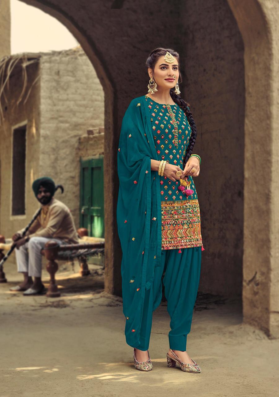 Eba Presents Ruby Heavy Embroidery Salwar Kameez Collection