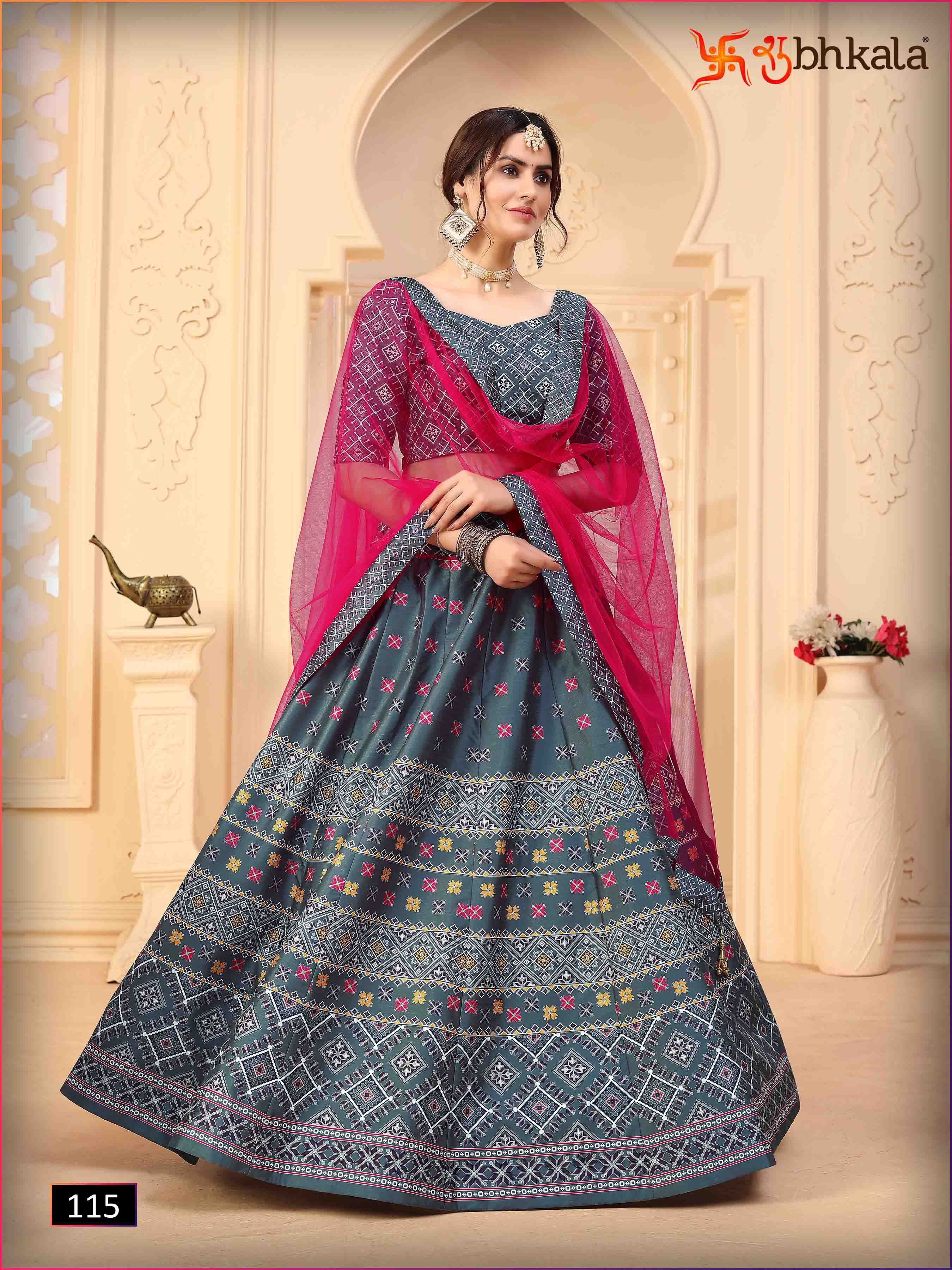 Kf Presents Floral Vol 2 Exclusive Designer Wedding Wear Lehenga
