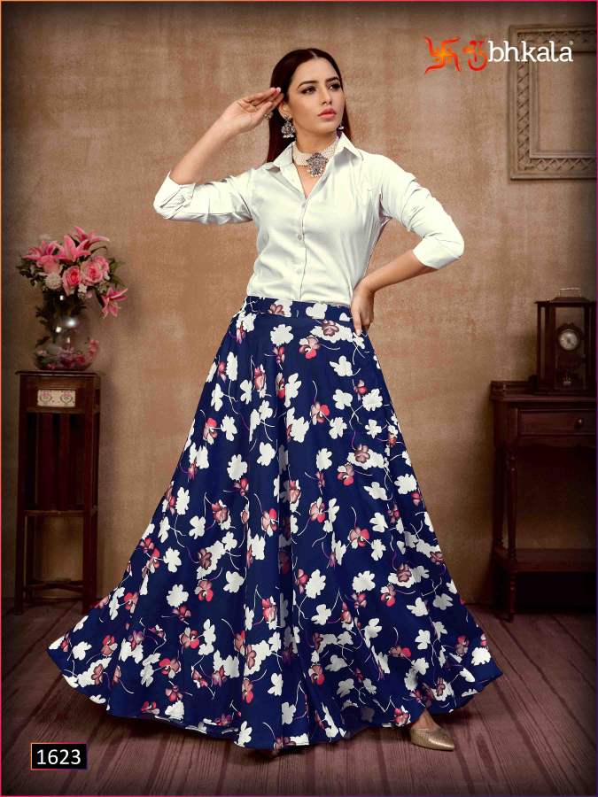 Kf Presents Frill And Flare 1623 Exclusive Western Top With Bottom Collection