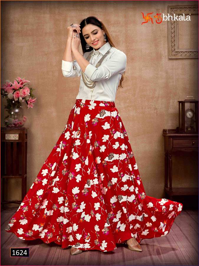 Kf Presents Frill And Flare 1624 Exclusive Western Top With Bottom Collection