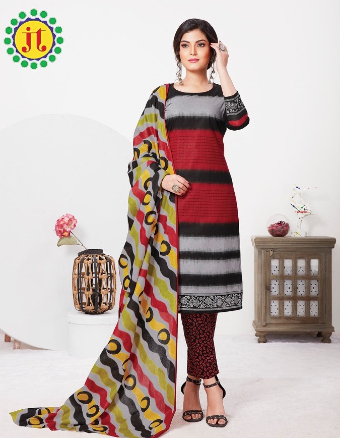 Jt Alia Vol  15 Regular Bandhani Dress Material Wholesalers In Surat