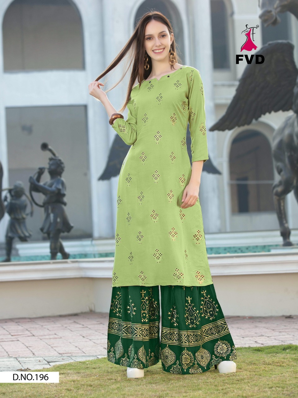 Sharara With Long Kurti at Rs 2800/piece | Sharara Suit in Lucknow | ID:  2851118634248