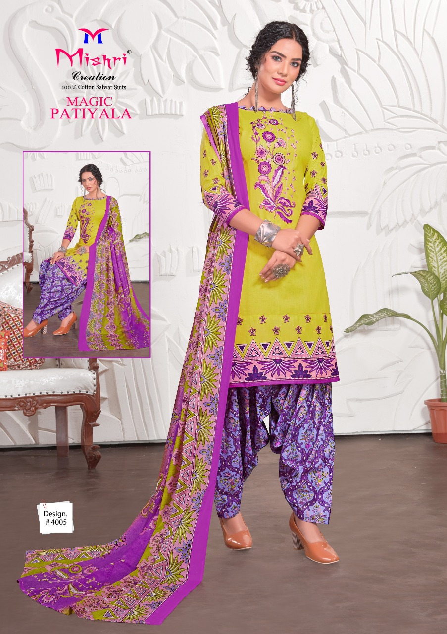 Mishri Magic Patiyala Vol 4 Printed Cotton Dress Neck Designs