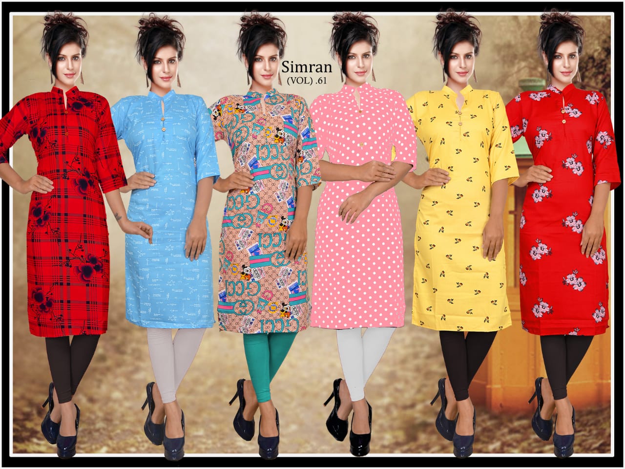 Aarvi Fashion Plus Size Vol-3 -Straight Kurtis -Wholesale Kurti  manufacturers in Surat