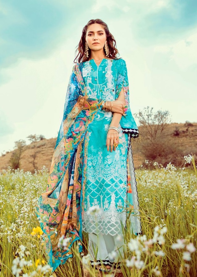 Shraddha Verona Festive Wear Wholesale Lawn Cotton Suits